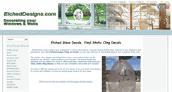 Desktop Screenshot of etcheddesigns.com
